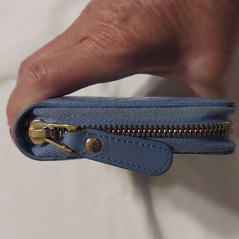Authentic Gucci Micro Guccissima Small Zippy Wallet Organizer - Picture 4 of 10